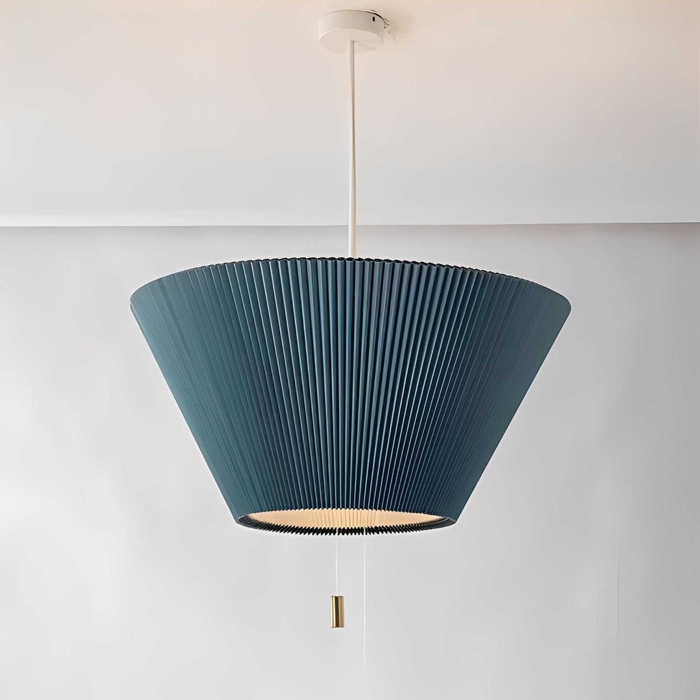 Kasumi – Douce Lampe Suspendue en Tissu Plié