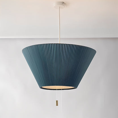 Kasumi – Douce Lampe Suspendue en Tissu Plié