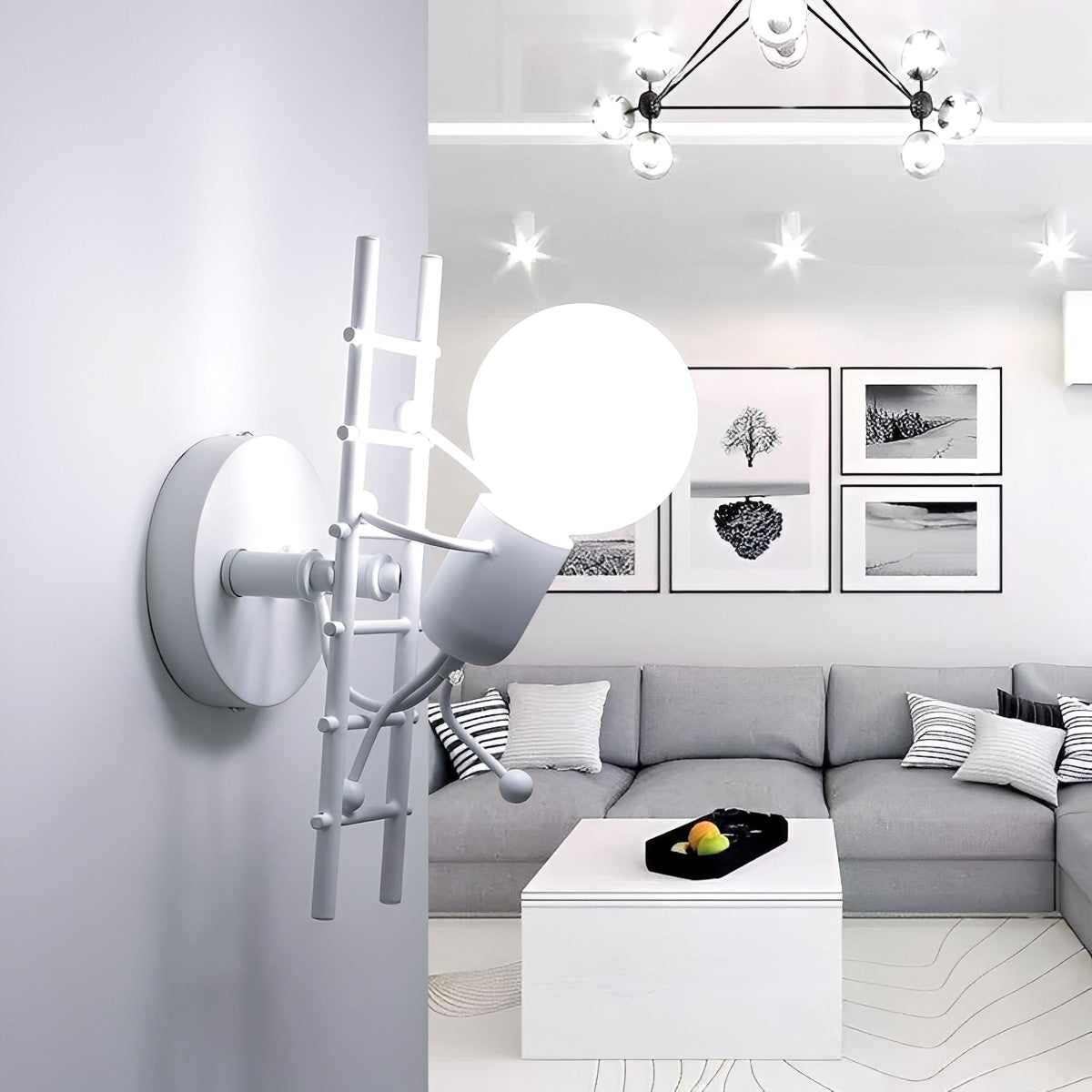 Nerio – Moderne Forme Escalier Applique Murale