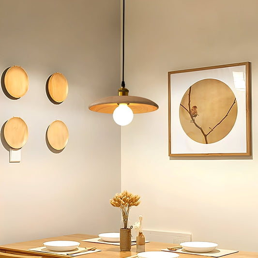 Asahi – Lampe de table en bois massif