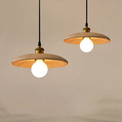 Elha – Lampe de table en bois massif et en acier