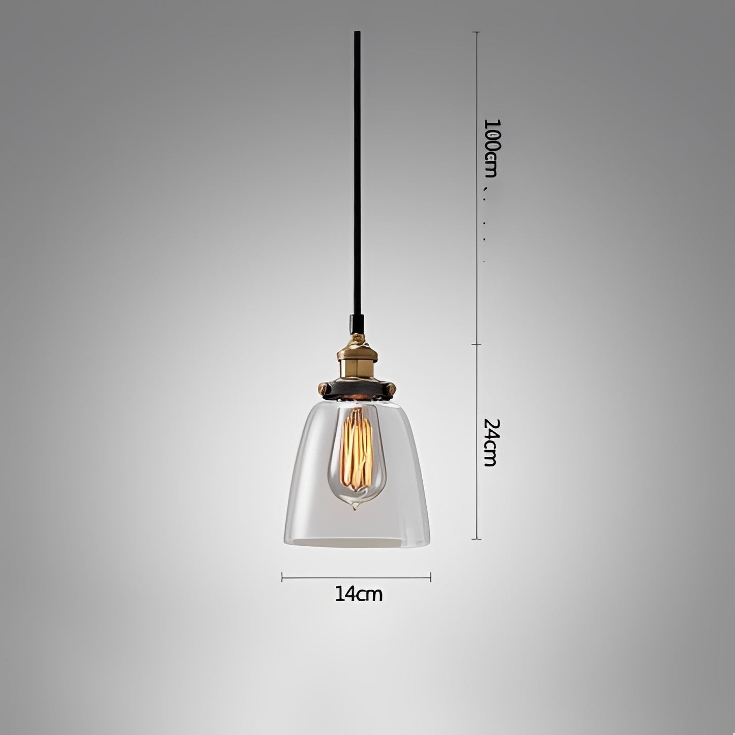 Iya – Lustre rétro créatif en verre