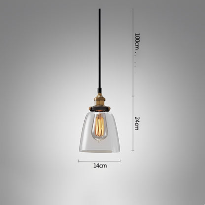 Iya – Lustre rétro créatif en verre