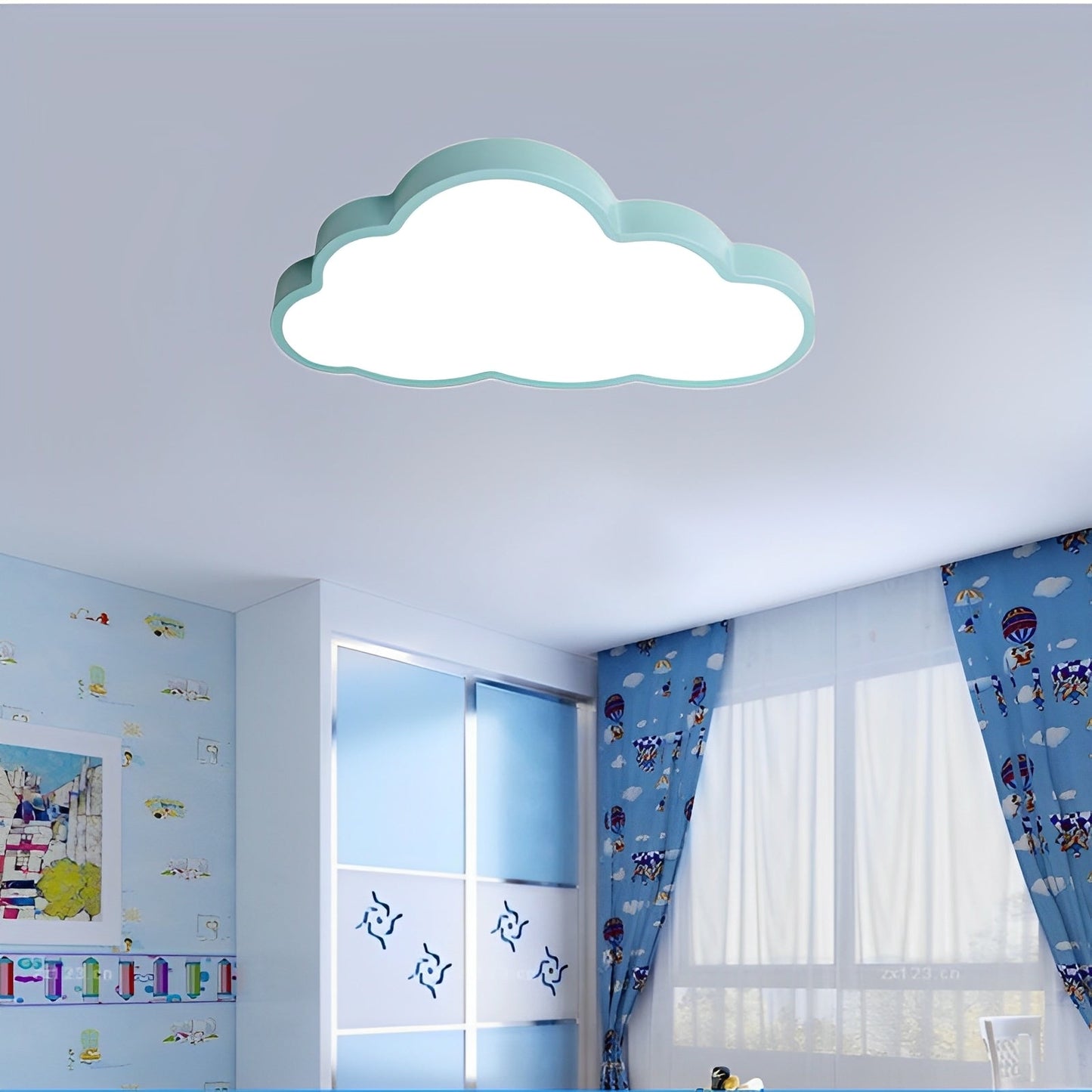 Nubia – Plafonnier LED en forme de nuage pour chambre d'enfant