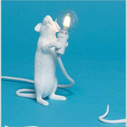 Nilla – Lampe Mini-Souris Créative en Résine Style Nordique