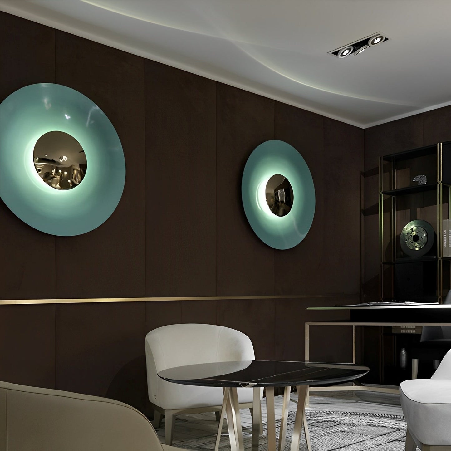 Elio – Lampe murale LED ronde au design moderne