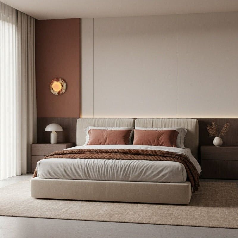 Orli – Applique murale en marbre rouge