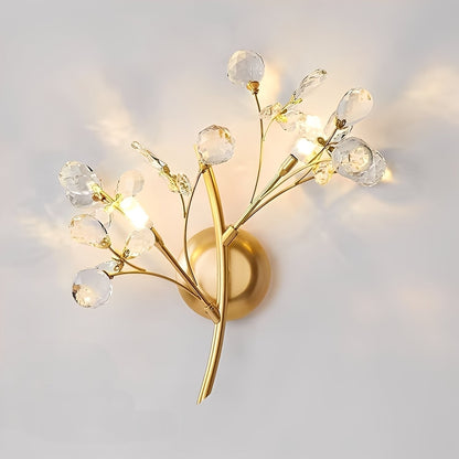 Zuko – Lampe Murale en Cristal au Design en Branche