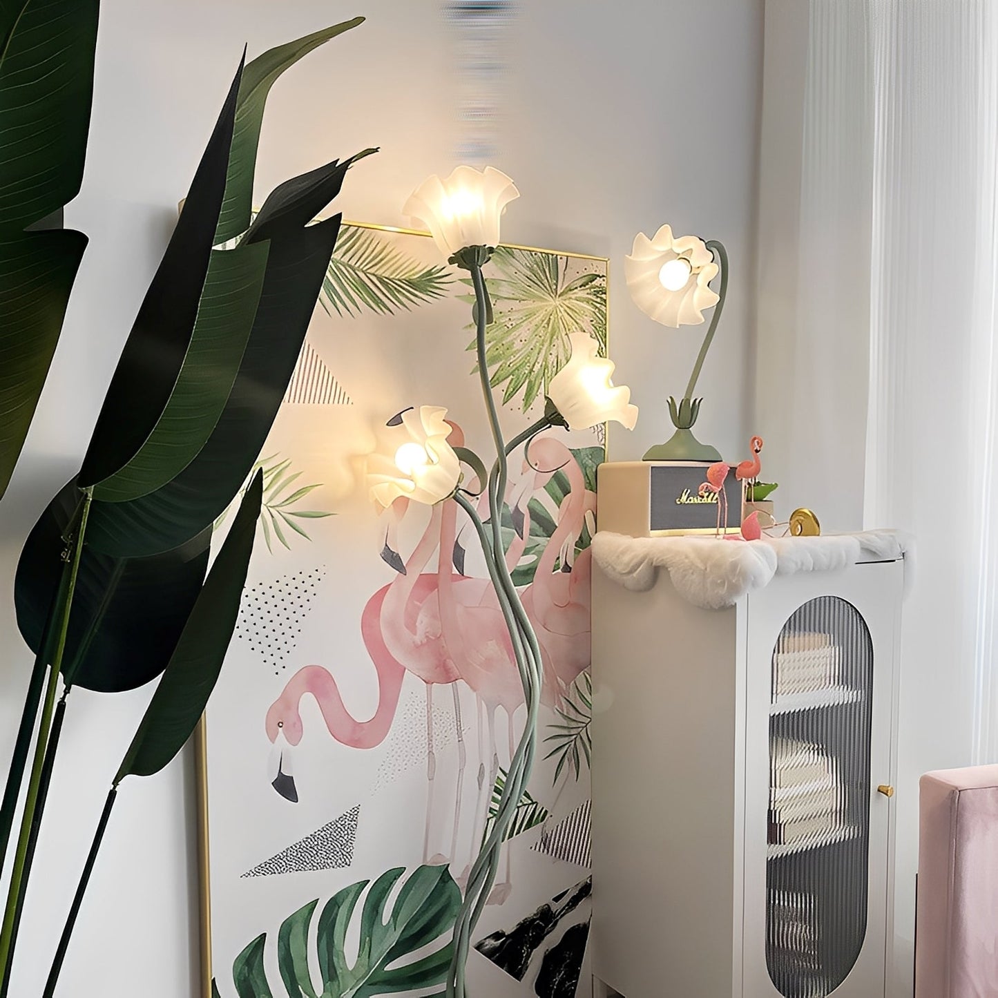 Gracie – Lampe sur pied rétro pastorale