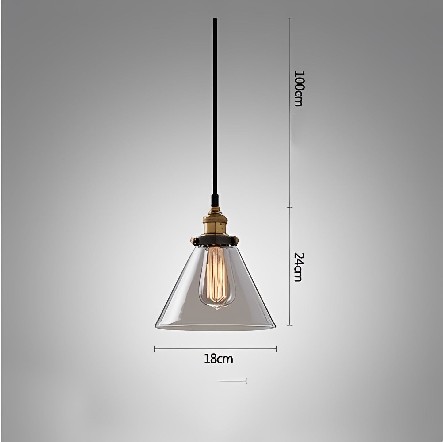 Iya – Lustre rétro créatif en verre