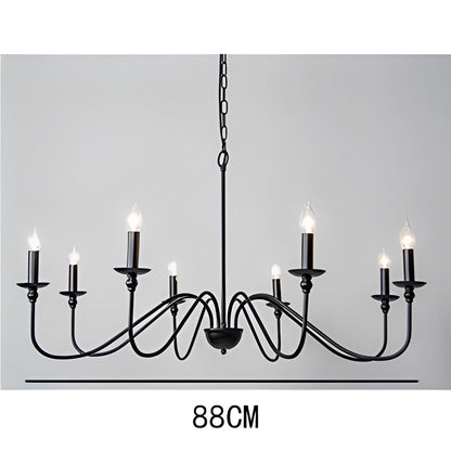 Alaric – Lustre en fer forgé américain