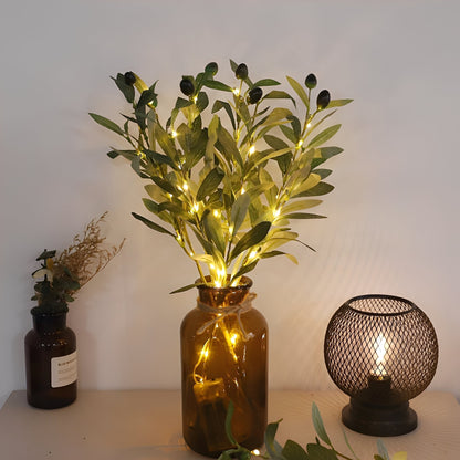 Annelie – Guirlande Lumineuse Festive Feuille d'Olivier