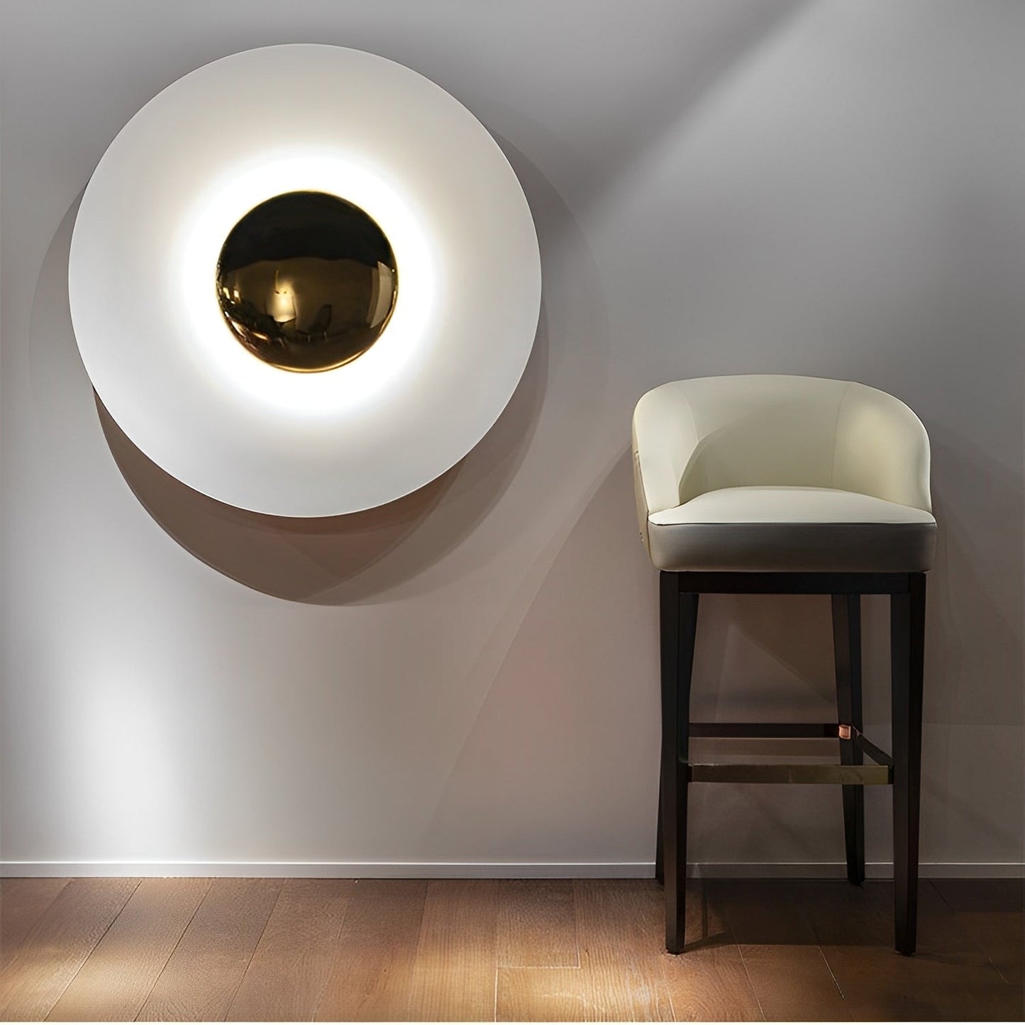 Elio – Lampe murale LED ronde au design moderne