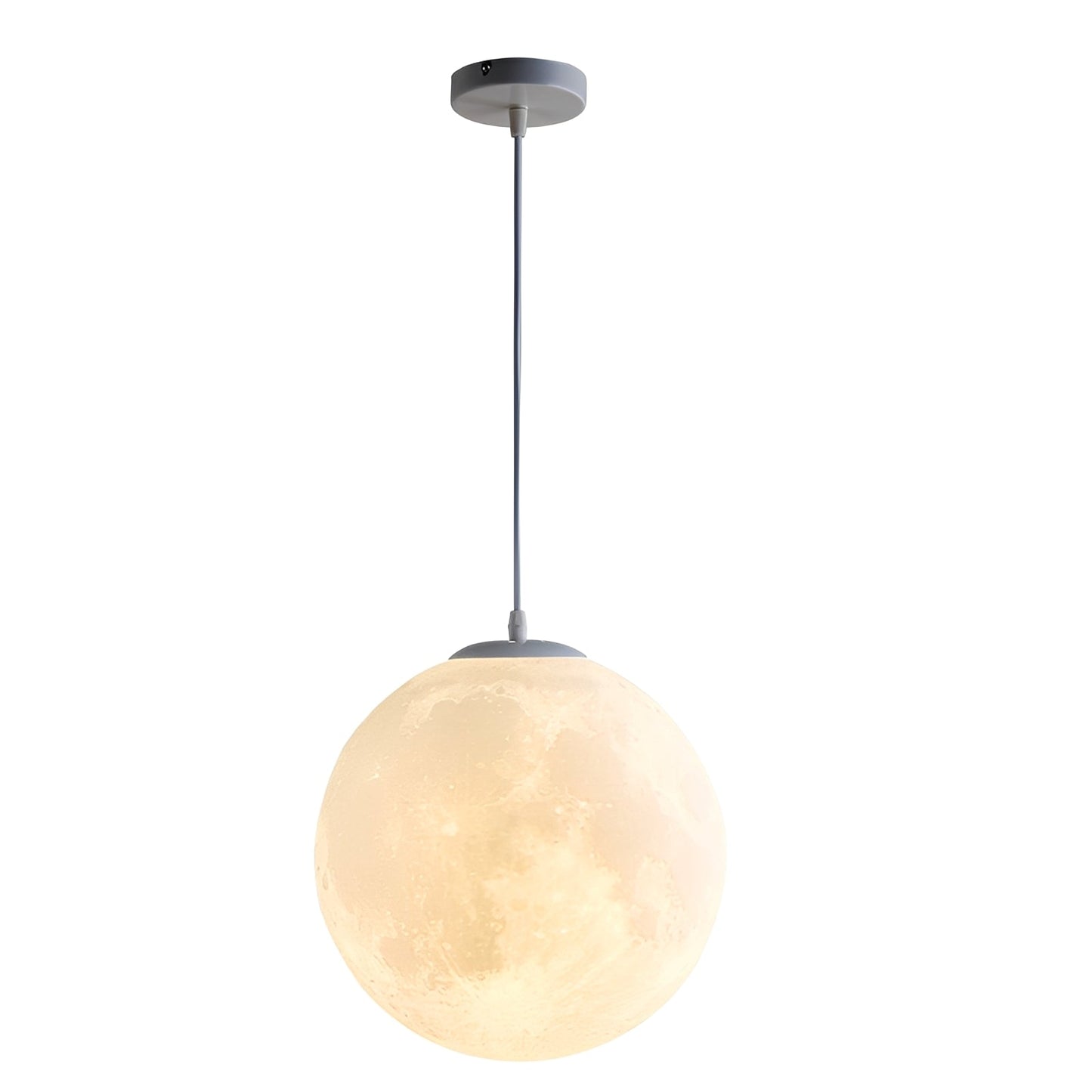 Luna – Lustre Lunaire 3D en Style Moderne Minimaliste