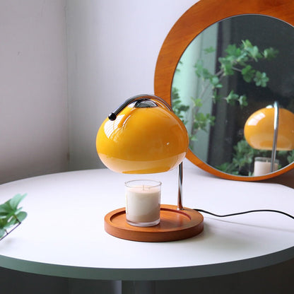 Mauri – Lampe Chauffe-Bougie en Bois