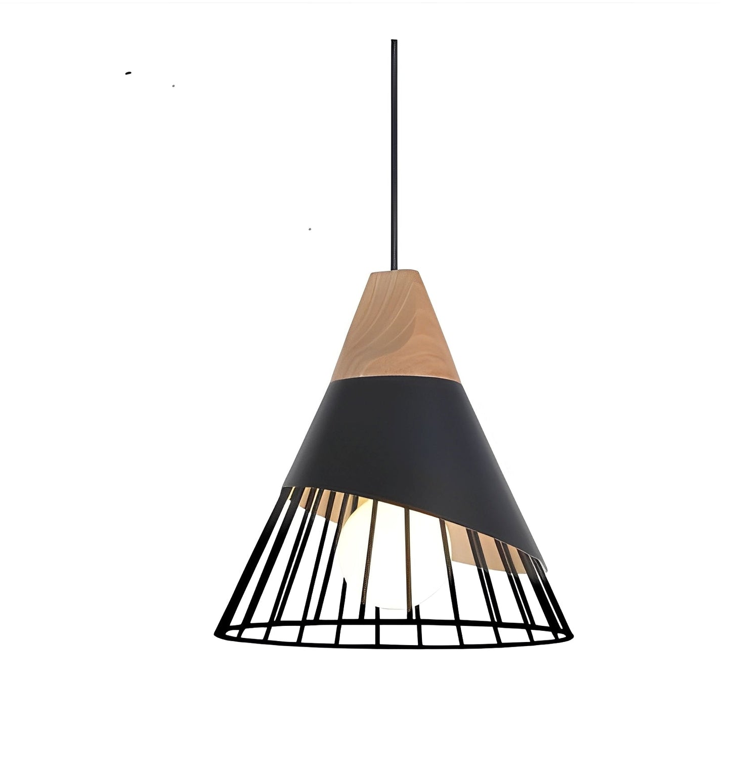 Elsa – Plafonnier en Bois Nordique