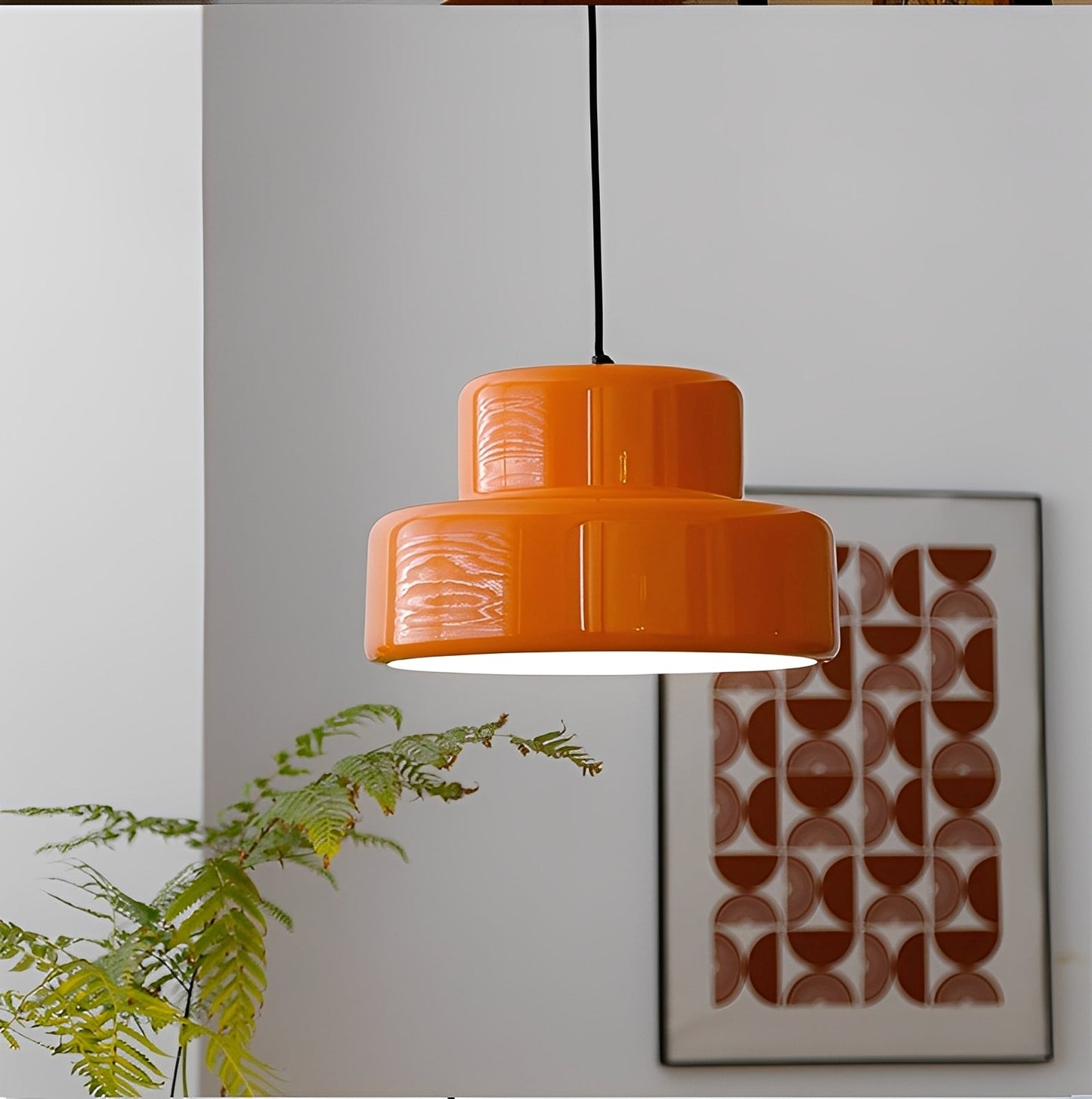 Olenya – Suspension Orange Vintage Nordique