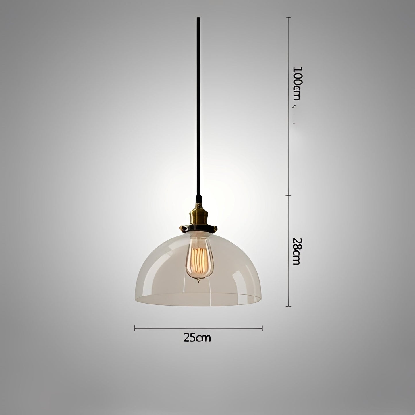 Iya – Lustre rétro créatif en verre