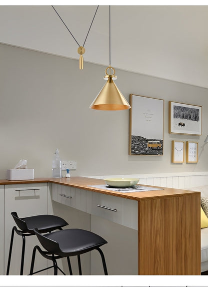 Ayaka – Lustre Réglable en Laiton