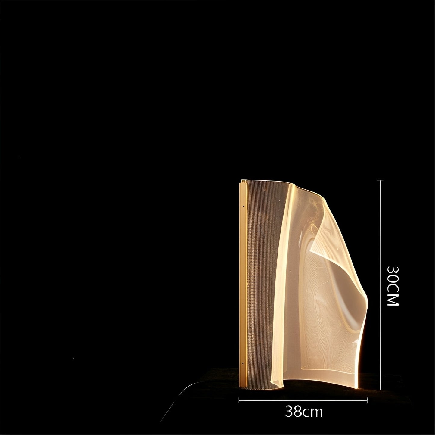 Elodie – Lampe de Table en Acrylique Artistique