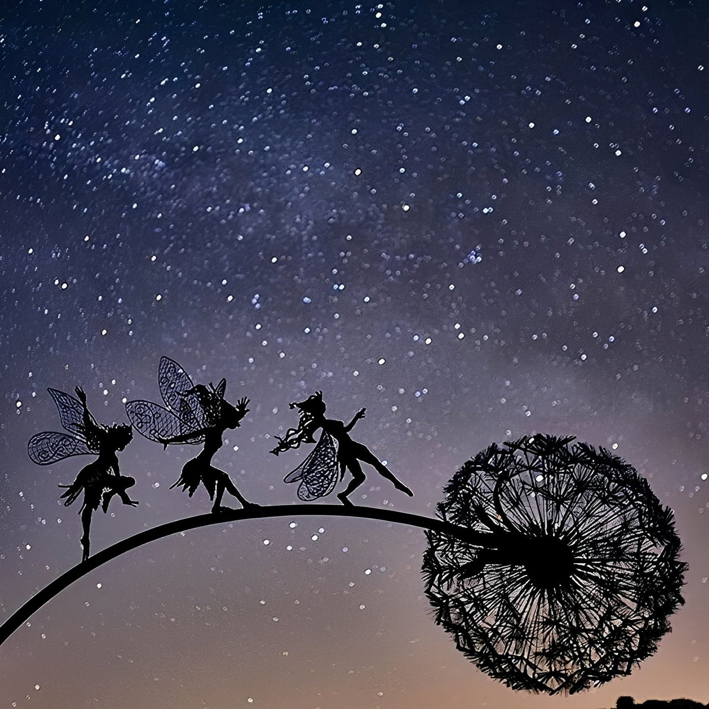 Faylinn – Figurines fées en métal pour jardin & déco