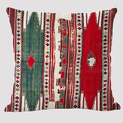 Yara – Coussin Boho avec motif géométrique