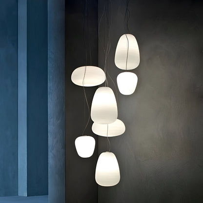 Elin – Lampe suspendue en verre nordique au design créatif