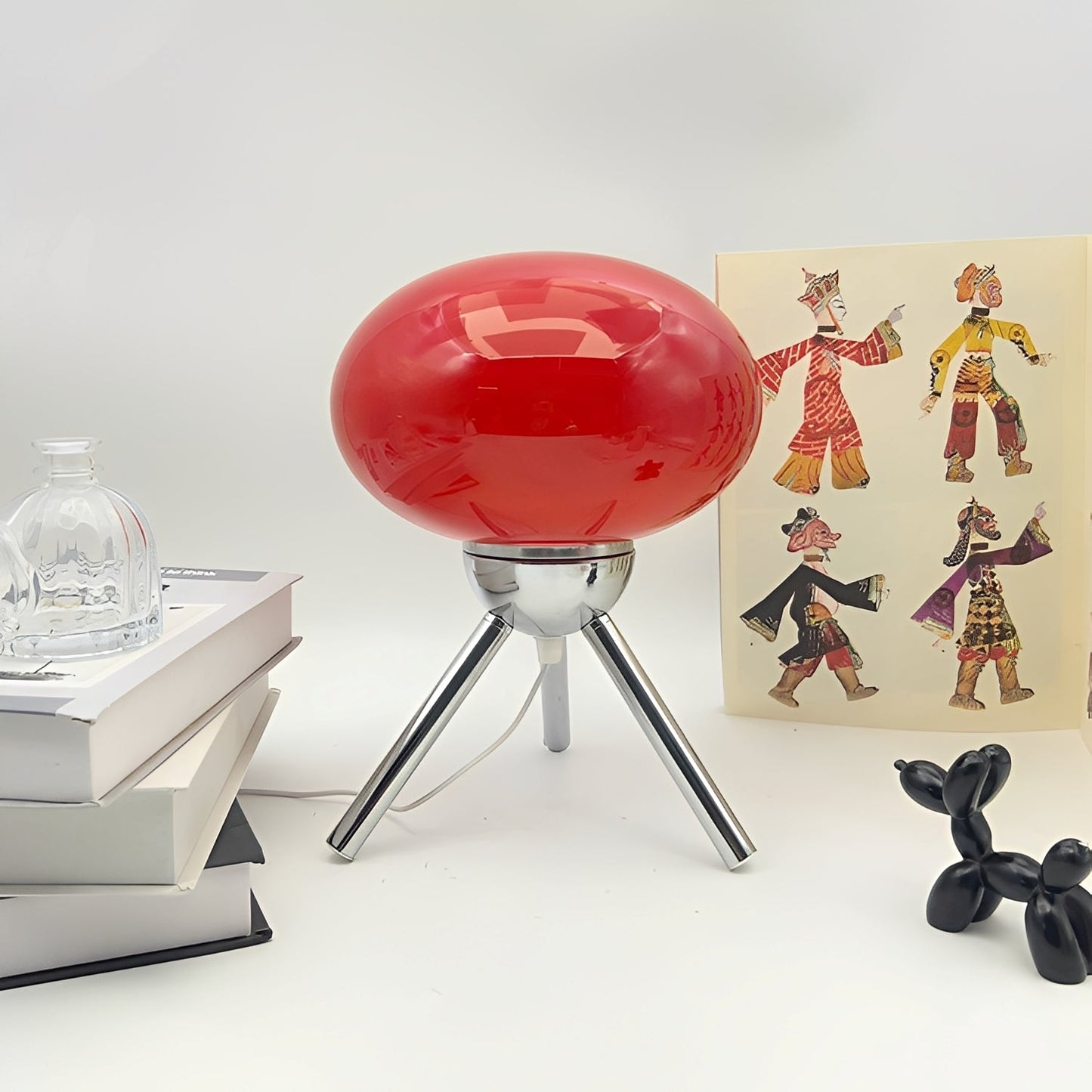 Elina – Triangle Lumière Coton Lampe de Table