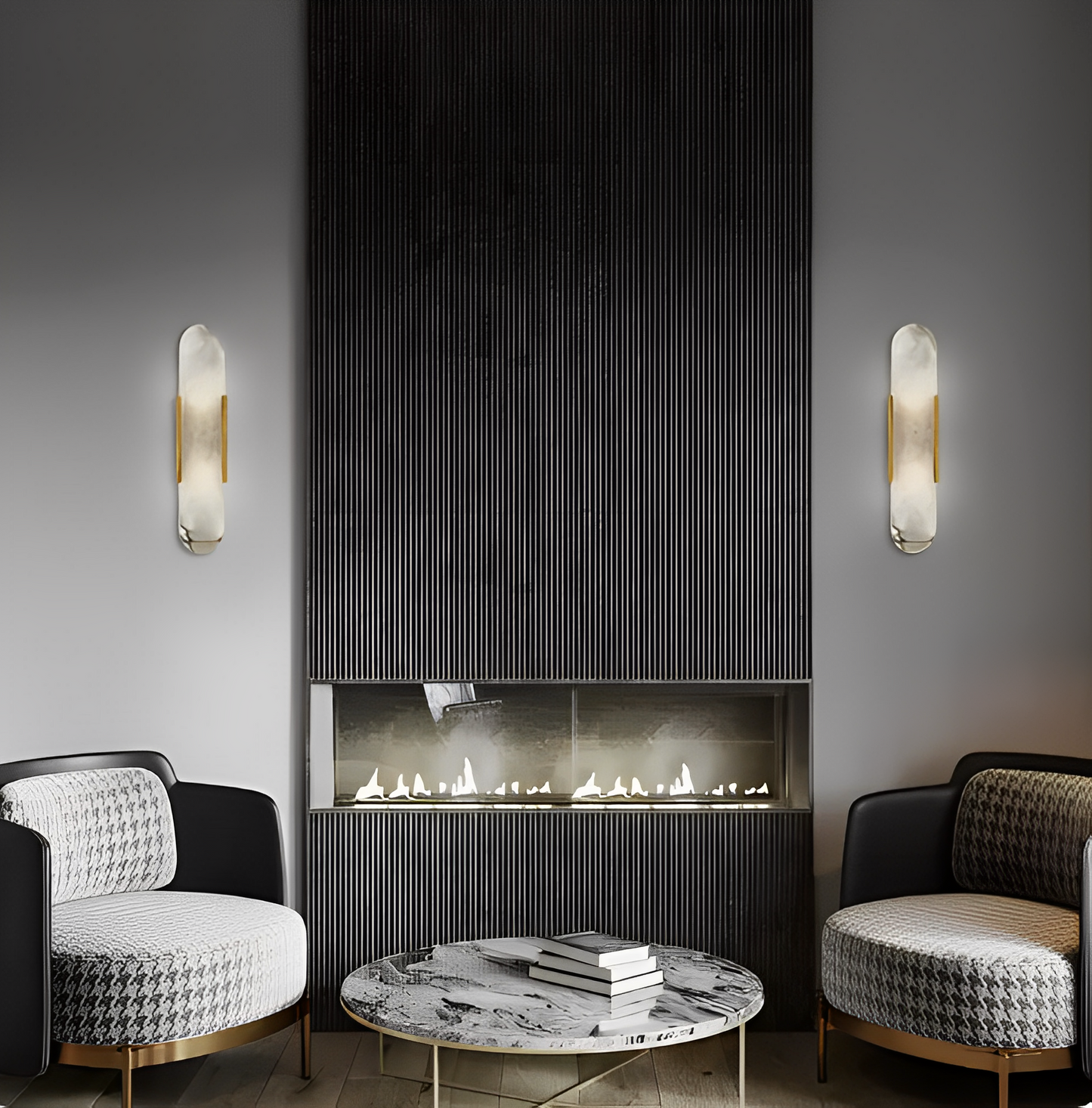 Orro – Applique LED postmoderne avec aspect marbre