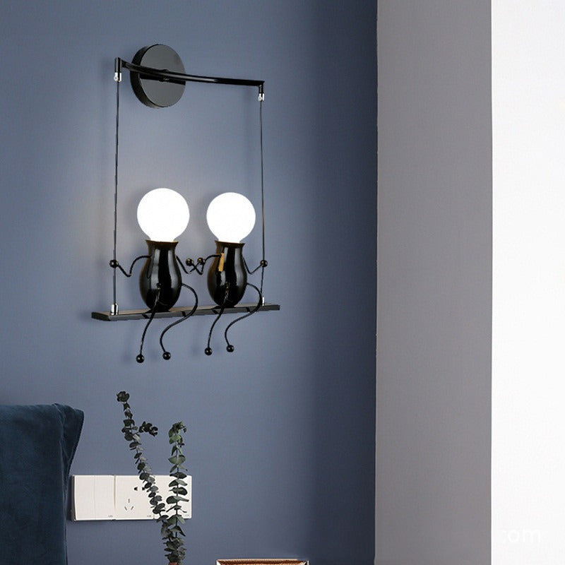 Maxim – Élégante Lampe de Couloir en Fer Forgé