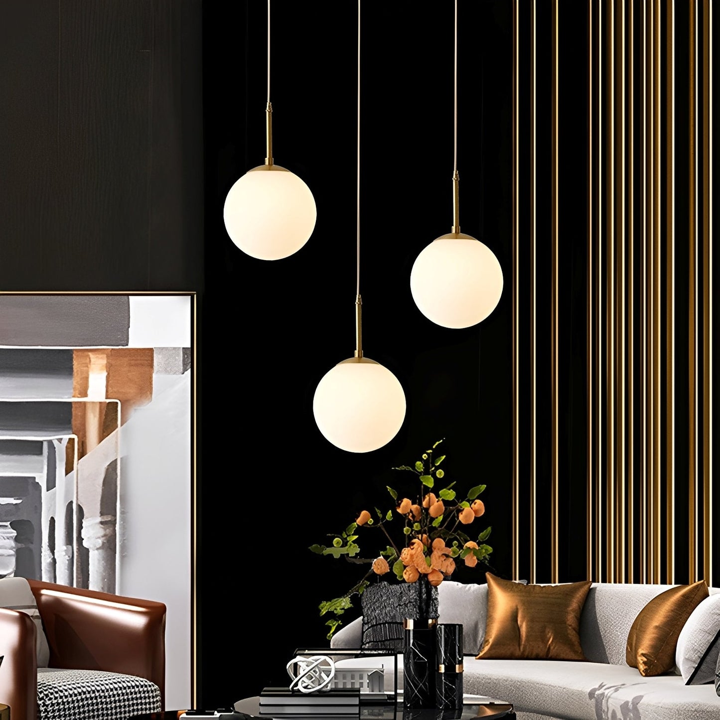 Felix – Moderne LED-Cuivre Plafonnier