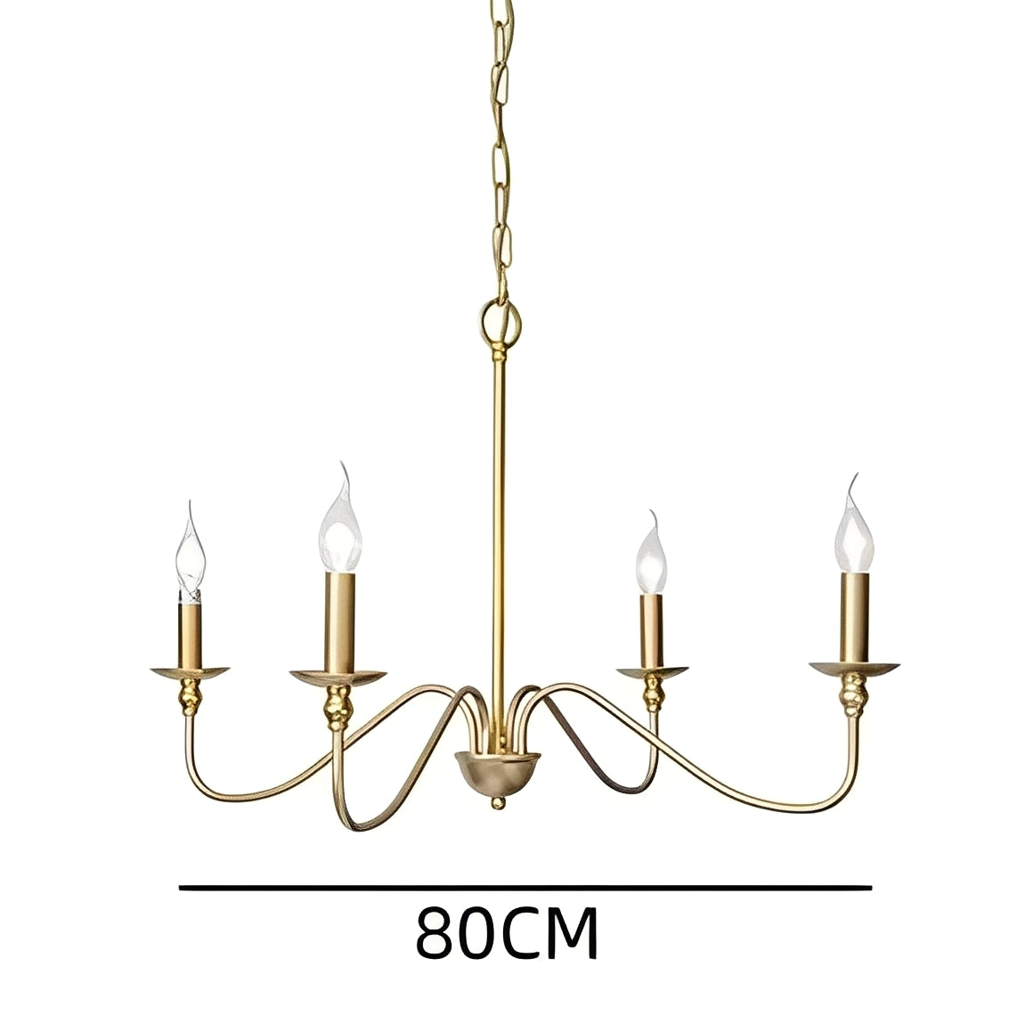 Alaric – Lustre en fer forgé américain