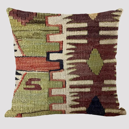 Yara – Coussin Boho avec motif géométrique