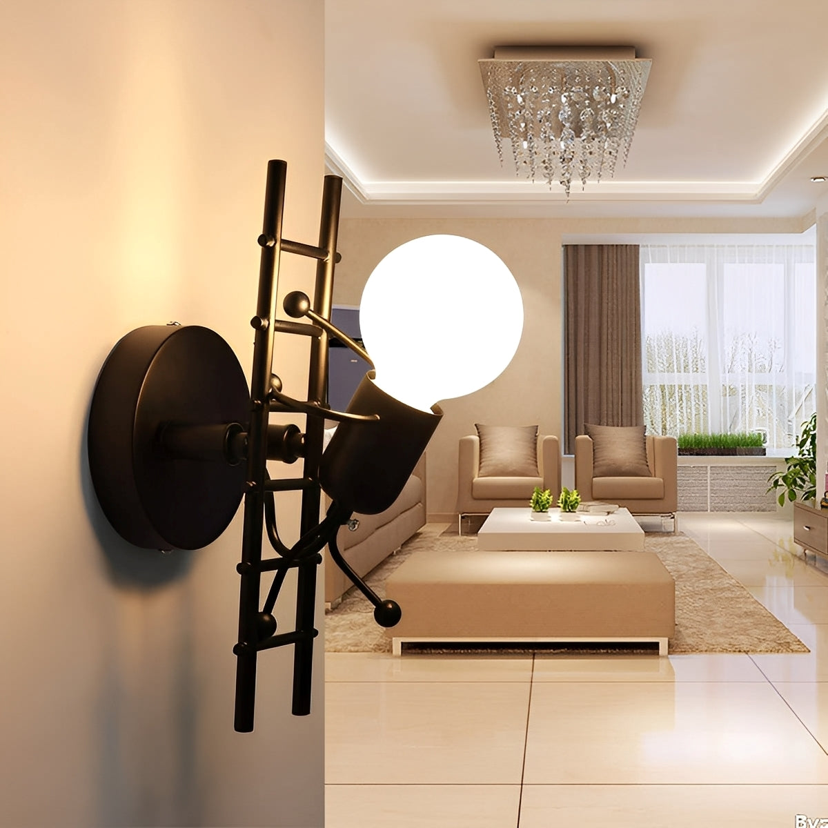 Nerio – Moderne Forme Escalier Applique Murale