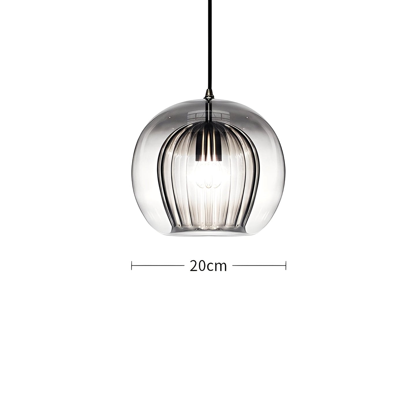 Mira – Suspension en verre simple