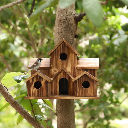 Kelly – Décoration créative de maison d'oiseaux en bois