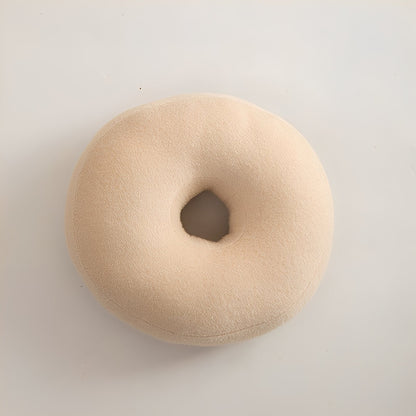 Candice – Coussin en peluche cœur et géométrie