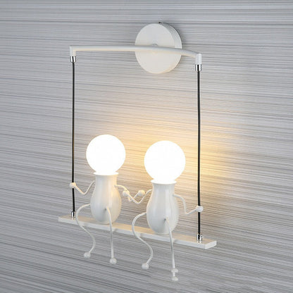 Maxim – Élégante Lampe de Couloir en Fer Forgé