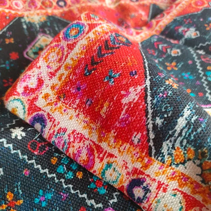 Yara – Coussin Boho avec motif géométrique