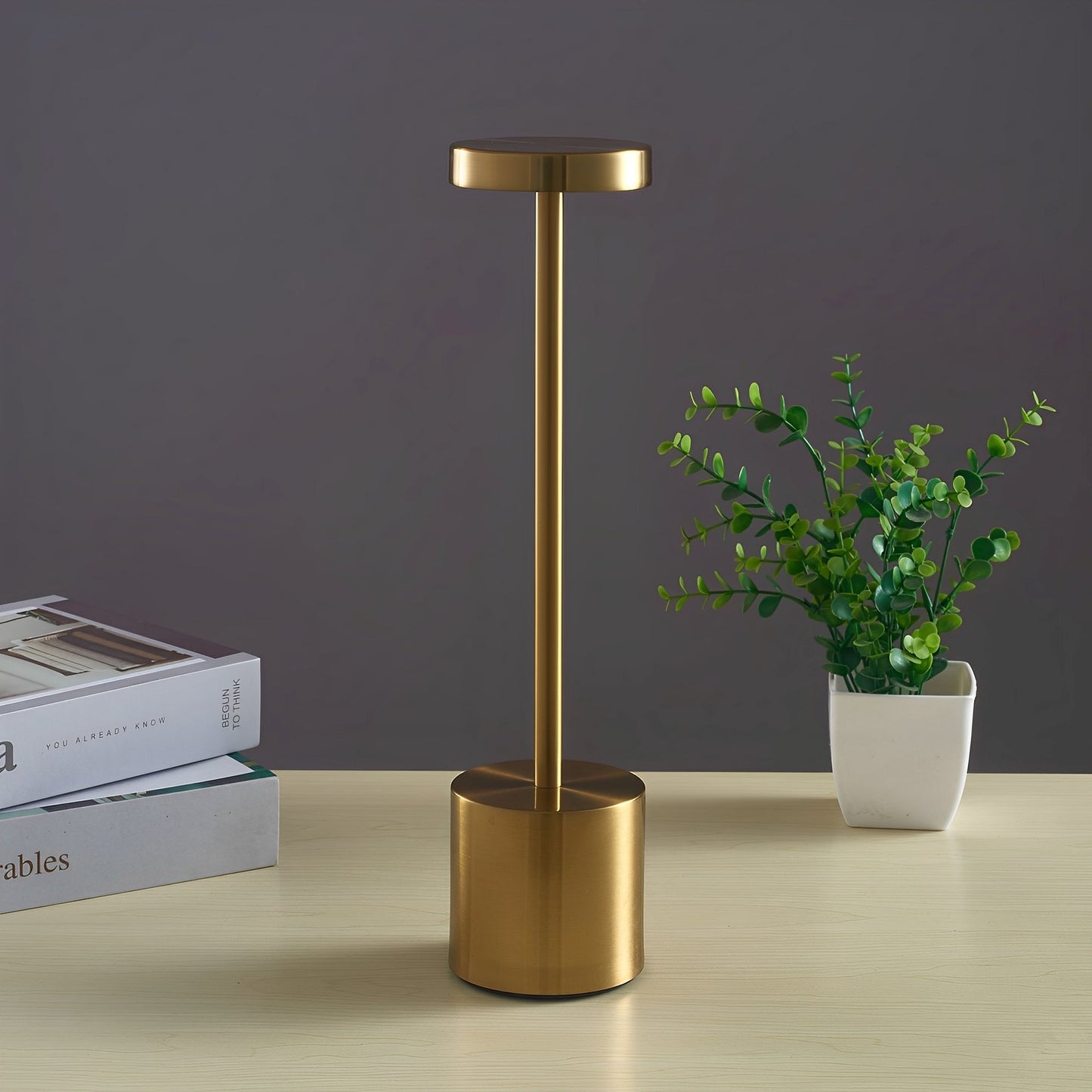 Velumo – Lampe de table LED style rétro avec station de charge sans fil