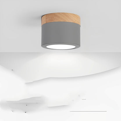 Lumi – Plafonnier Cylindrique Style Nordique