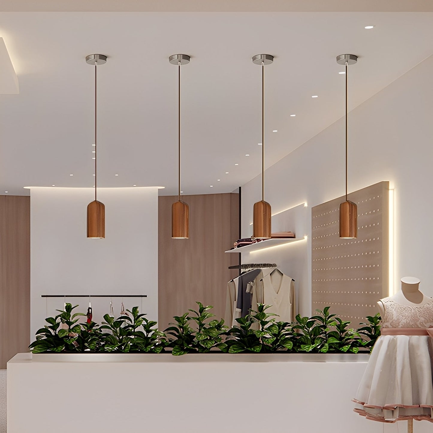 Yumi – Lustre en bois créatif de style moderne