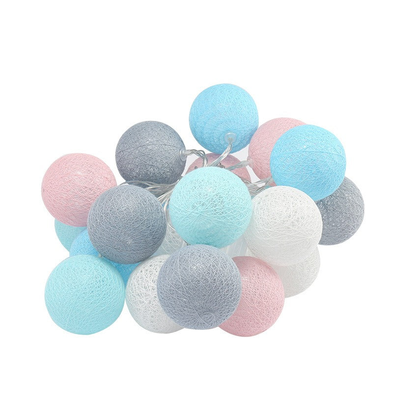 Hazel – Guirlande lumineuse LED colorée en coton