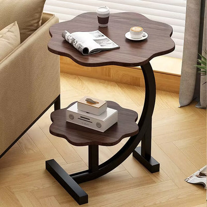 Caliora – Mini Table d'Appoint à Deux Niveaux