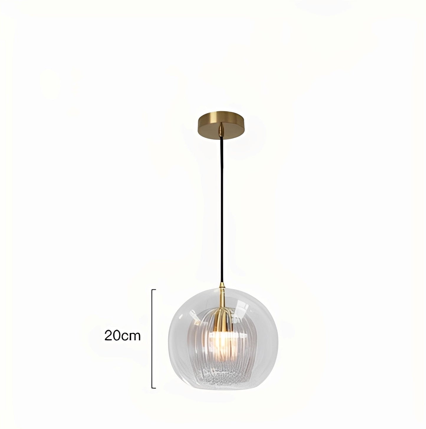 Mira – Suspension en verre simple