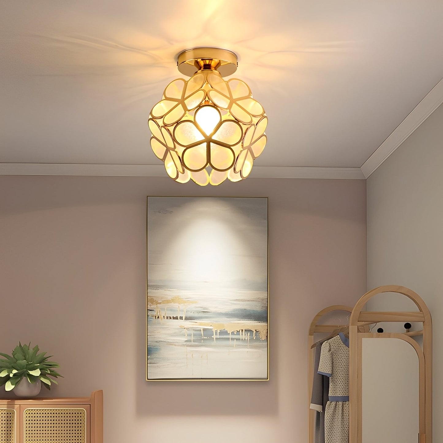 Celia – Lumière de plafond en cristal