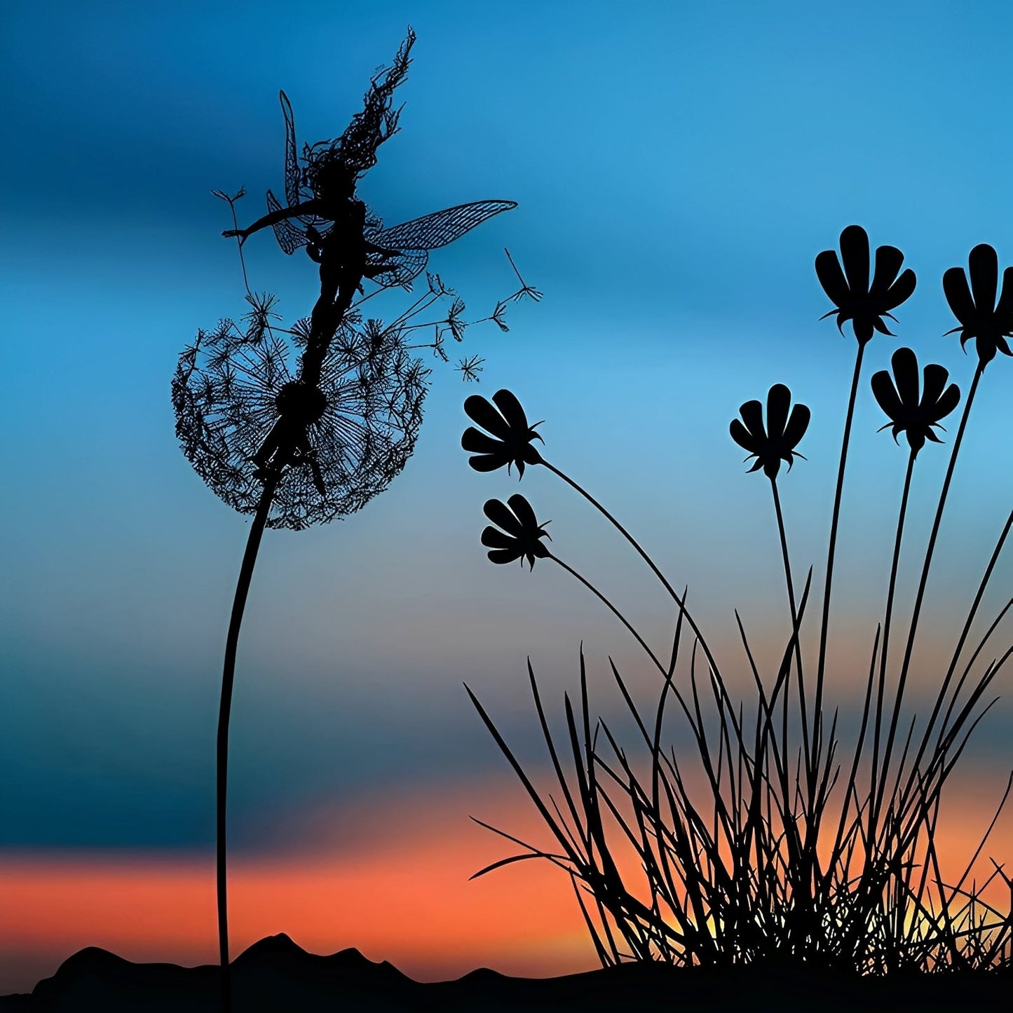 Faylinn – Figurines fées en métal pour jardin & déco