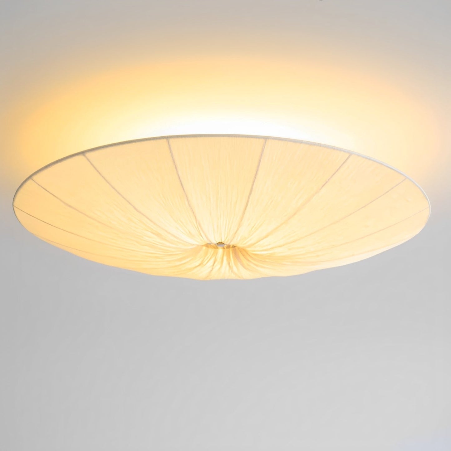 Aiko – Lustre en tissu japonais en beige