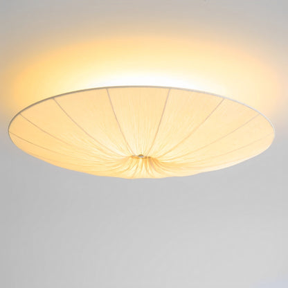 Aiko – Lustre en tissu japonais en beige