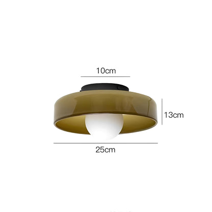 Amélie – Plafonnier Rétro en Verre